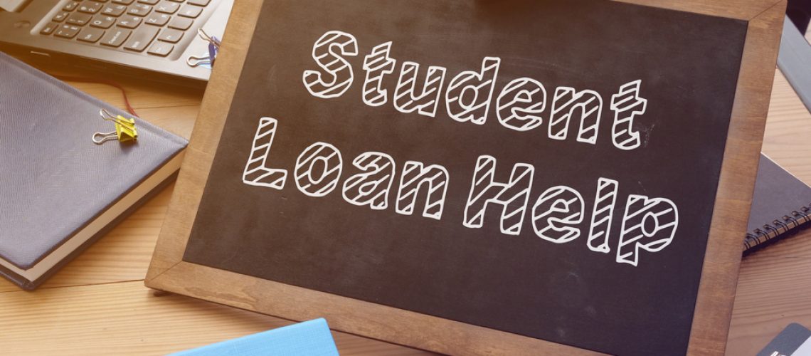 Student,Loan,Help,Is,Shown,On,The,Conceptual,Photo